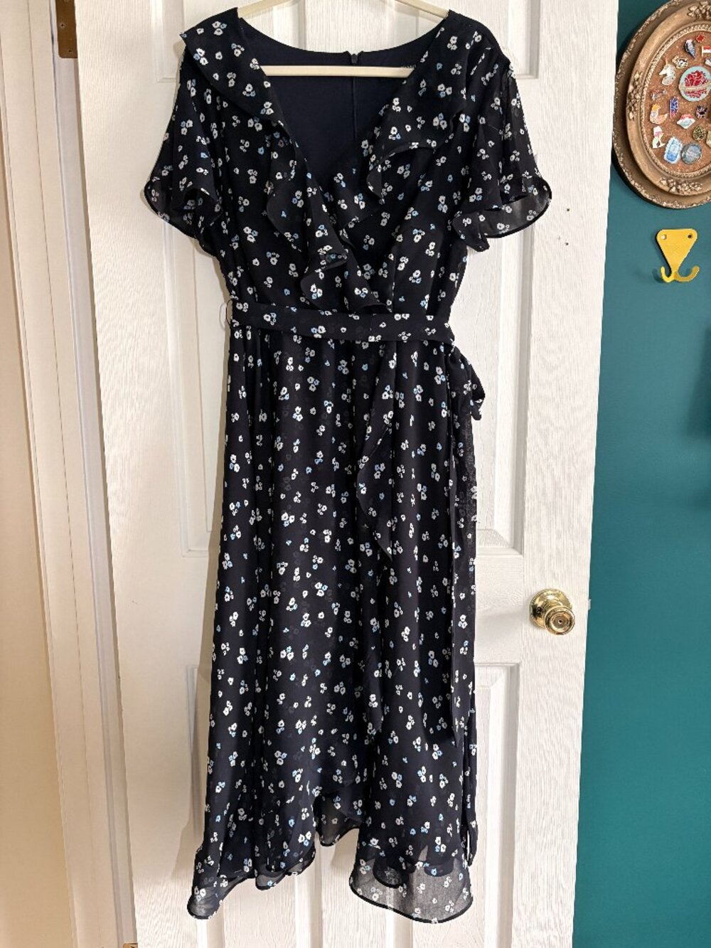 Lane Bryant floral Wrap Dress Size 16